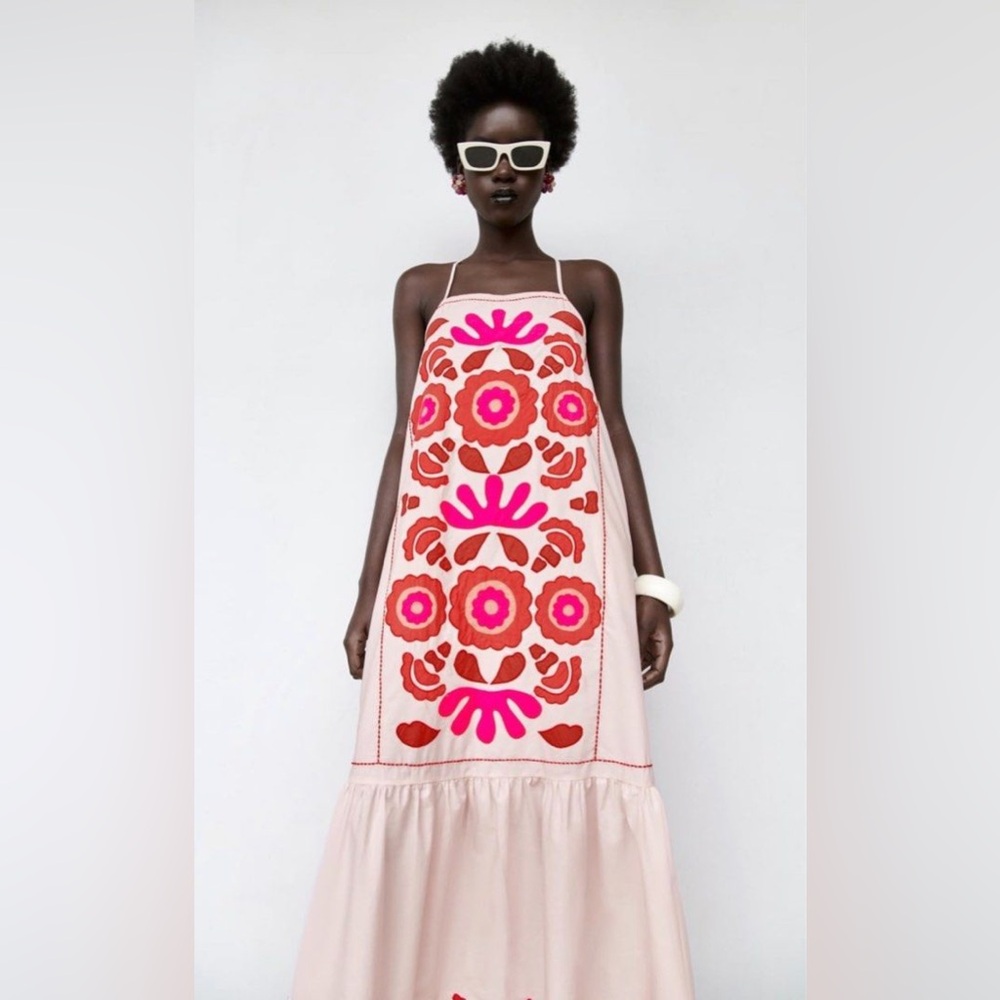 ZARA Limited Edition Embroidered Dress